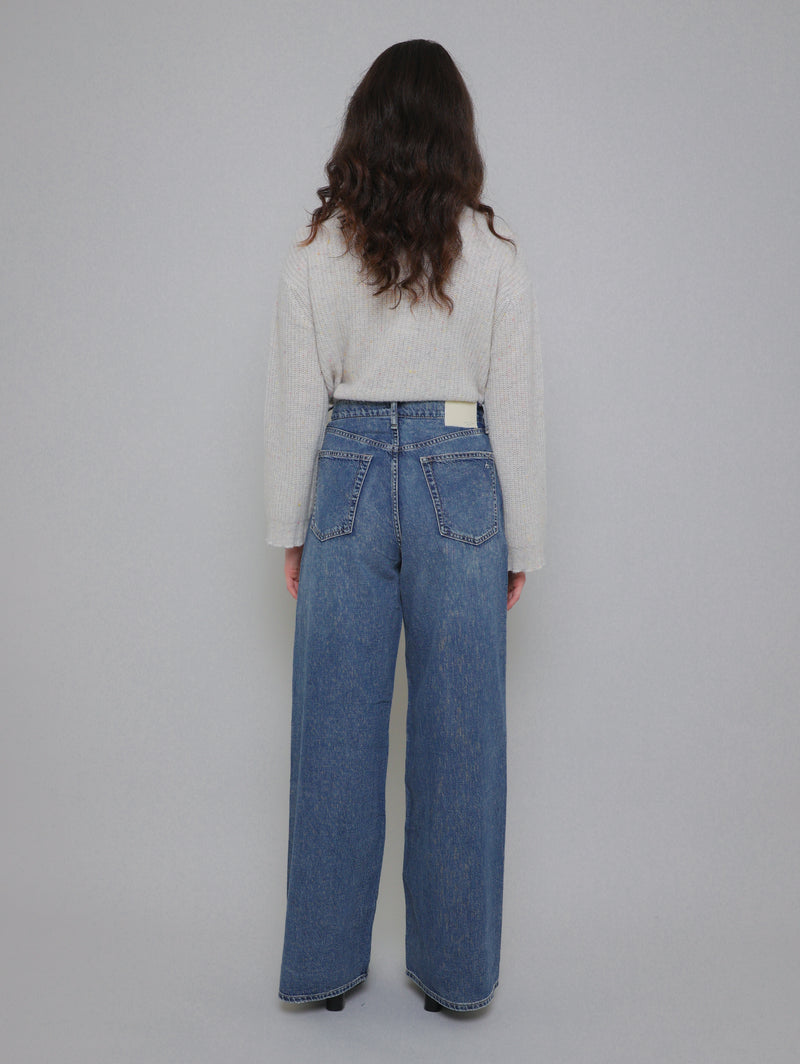 Featherweight Sofie High Rise Wide Jean - Beverly-RAG + BONE-Over the Rainbow