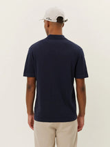 Emmanuel Polo Knit - Dark Navy-LES DEUX-Over the Rainbow