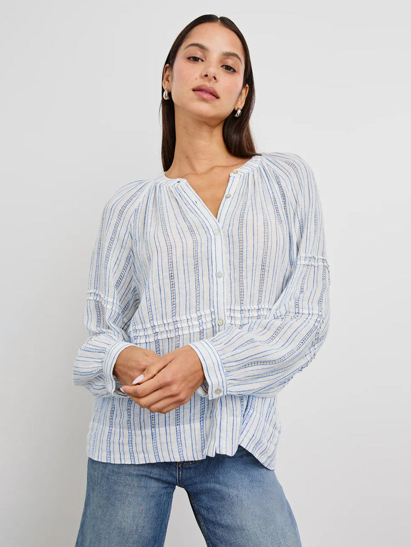 Frances Top - Sonoma Stripe