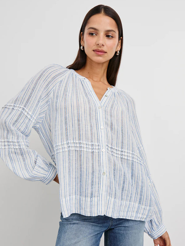 Frances Top - Sonoma Stripe