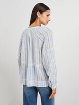 Frances Top - Sonoma Stripe