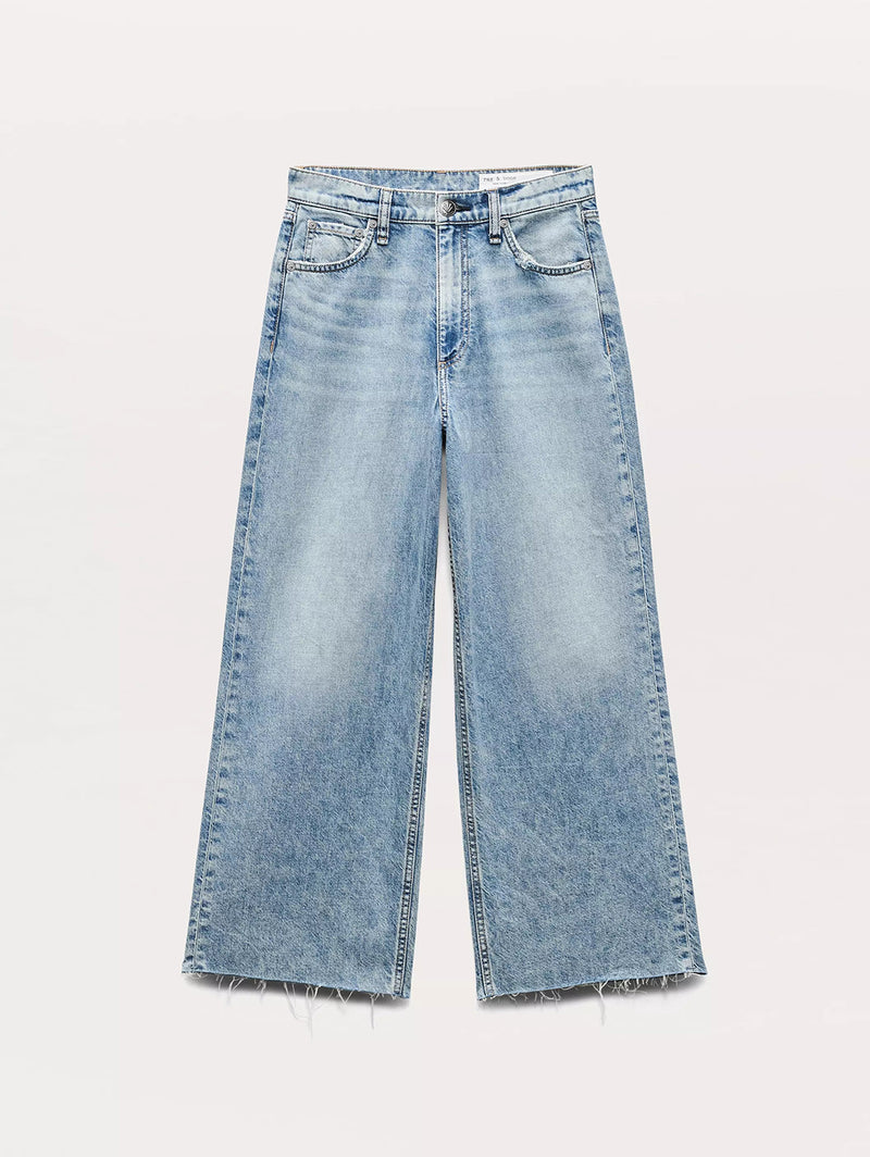 Featherweight Andi Wide Leg Crop Jean - Beacon-RAG + BONE-Over the Rainbow