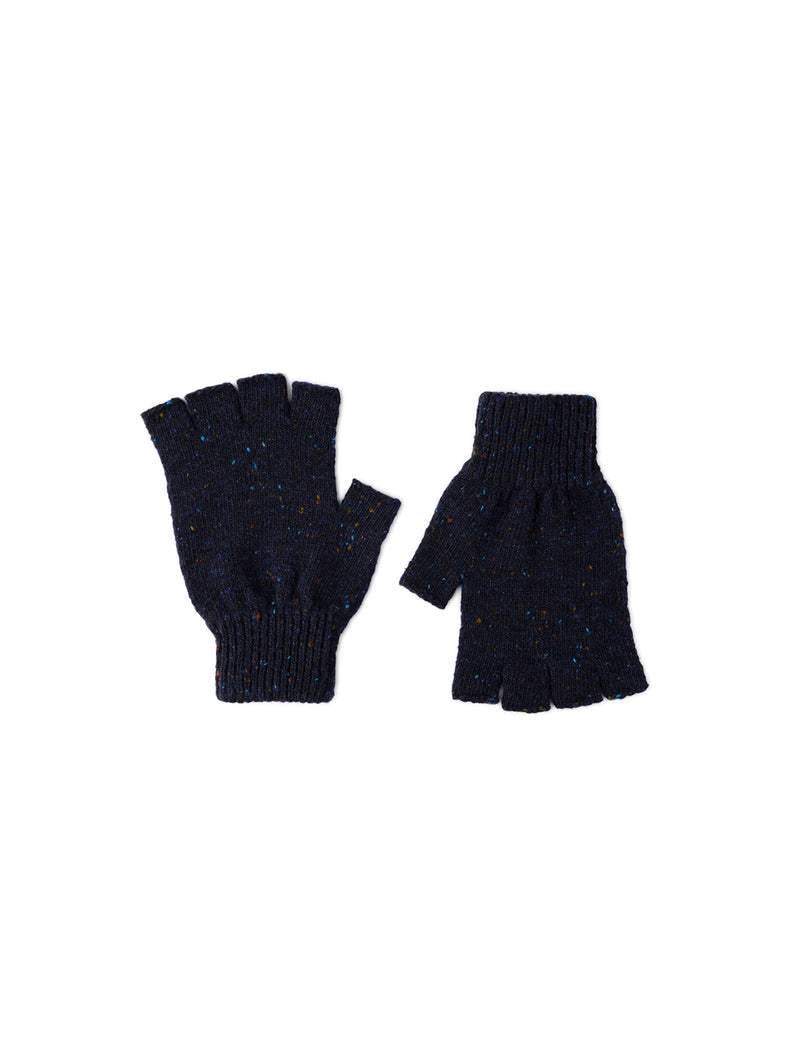 Shin Donegal Fingerless Glove - Navy-MACKIE-Over the Rainbow