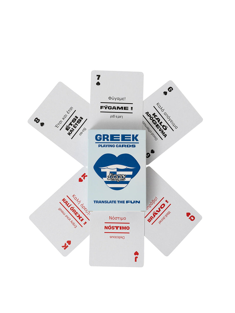 Playing Cards - Greek-LINGO-Over the Rainbow