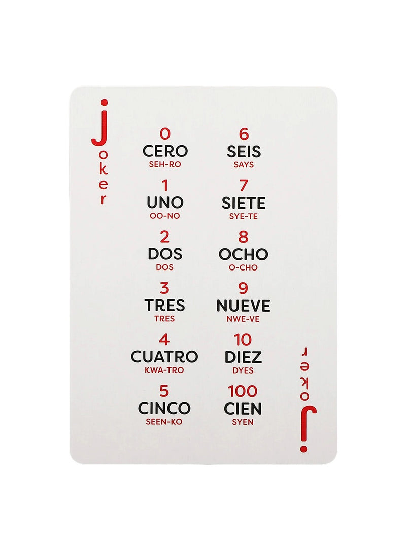 Playing Cards - Spanish-LINGO-Over the Rainbow