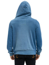 5 Stripe Zip Hoodie - Faded Water-AVIATOR NATION-Over the Rainbow