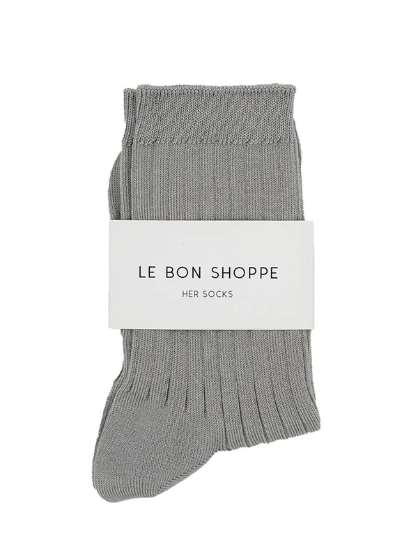 Her Socks - Stone-LE BON SHOPPE-Over the Rainbow