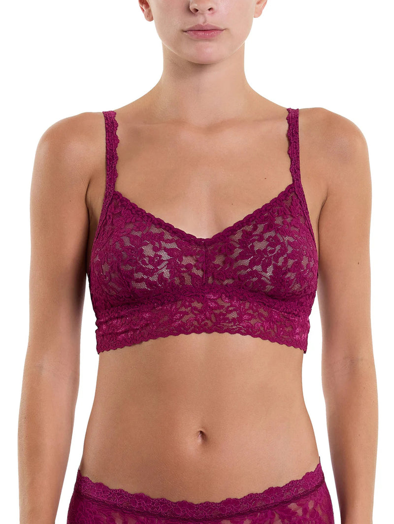 V-Neck Retro Bralette - Sugar Plum-Hanky Panky-Over the Rainbow