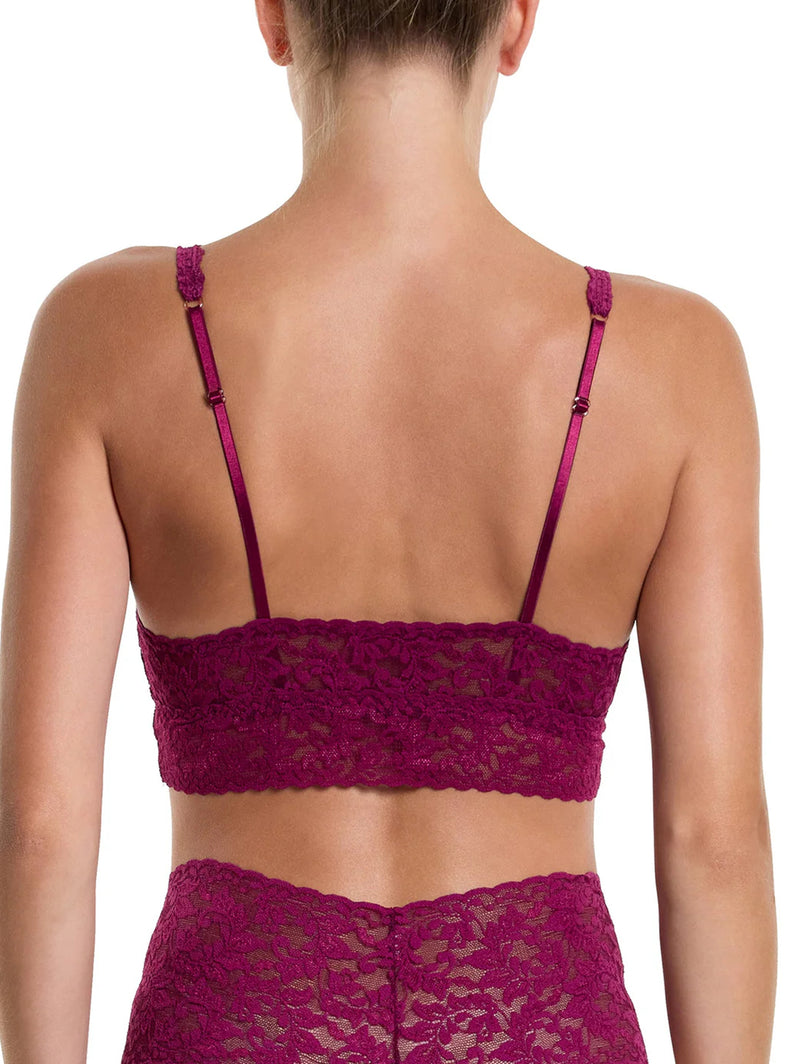 V-Neck Retro Bralette - Sugar Plum-Hanky Panky-Over the Rainbow