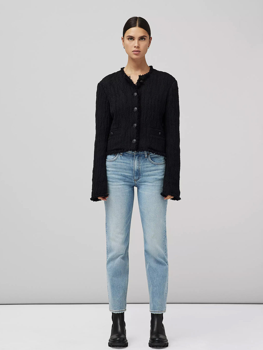 RAG & BONE | Harlow Mid Rise Straight Jean - Lou 1 | Over the Rainbow ...