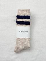 Cottage Varsity Socks - Oatmeal