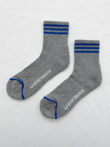 Girlfriend Socks - Grey-LE BON SHOPPE-Over the Rainbow