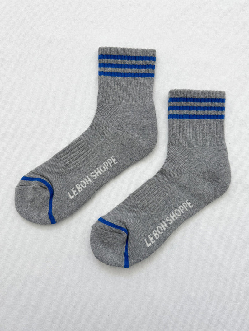 Girlfriend Socks - Grey-LE BON SHOPPE-Over the Rainbow