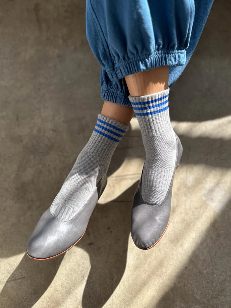 Girlfriend Socks - Grey-LE BON SHOPPE-Over the Rainbow