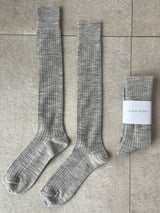 Schoolgirl Socks - Grey Melange-LE BON SHOPPE-Over the Rainbow