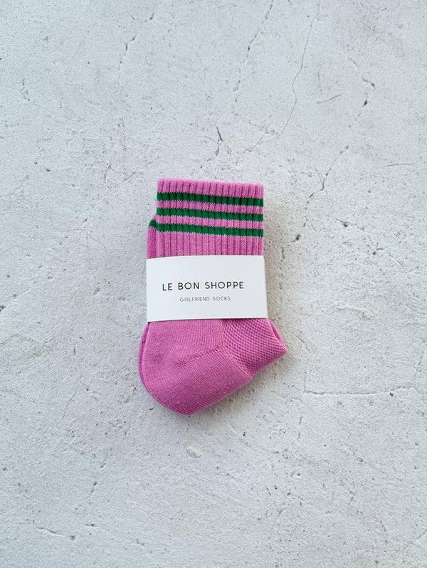 Girlfriend Socks - Rose Pink-LE BON SHOPPE-Over the Rainbow