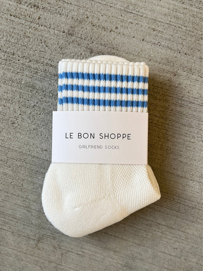 Girlfriend Socks - Ivory-LE BON SHOPPE-Over the Rainbow