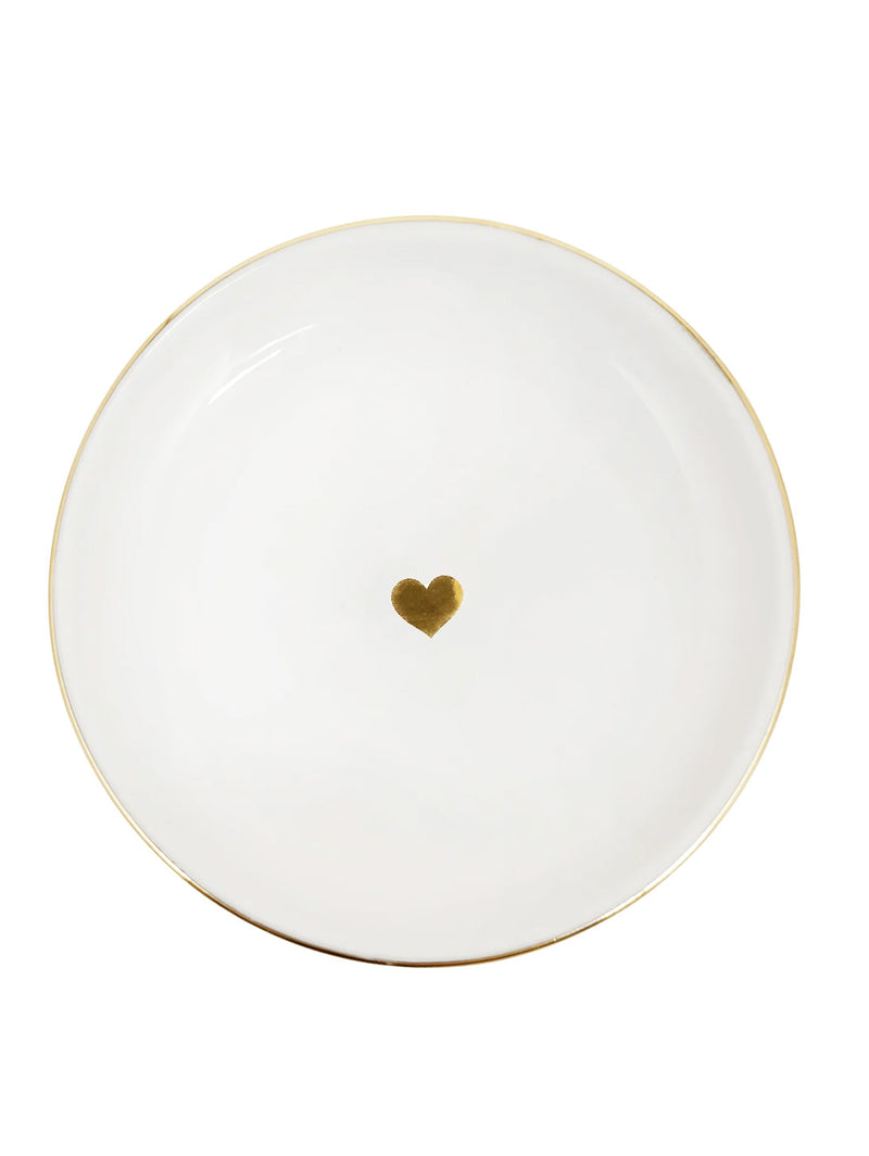 Gold Heart Jewelry Dish-SWEET WATER DECOR-Over the Rainbow