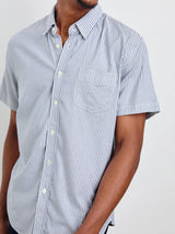 Kieren Shirt - Blue White Stripe-Rails-Over the Rainbow