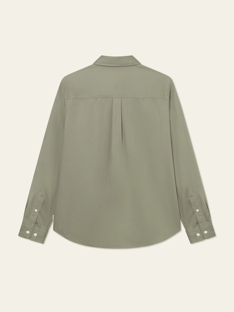 Kent Tencel Shirt - Lichen Green-LES DEUX-Over the Rainbow