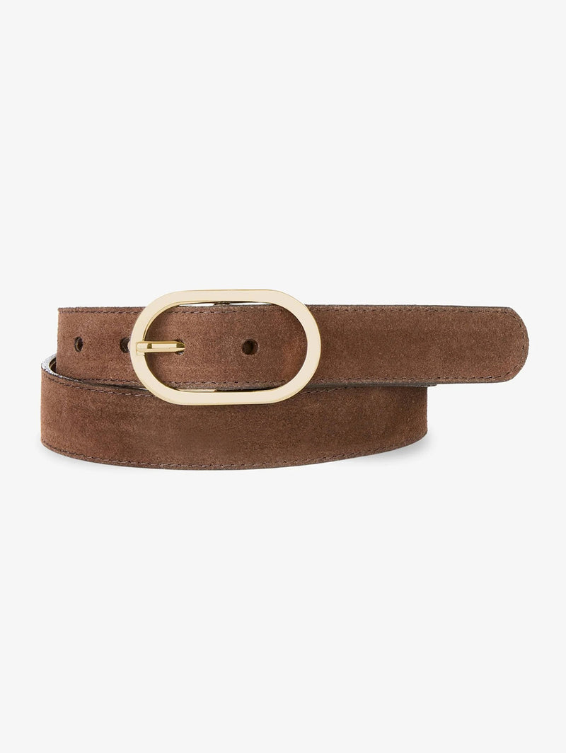 Kezia Belt- Castoro Suede