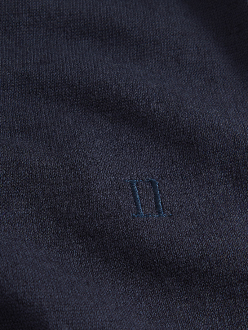 Emmanuel Polo Knit - Dark Navy-LES DEUX-Over the Rainbow