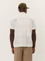 Hector Lace Short Sleeve Shirt - Ivory-LES DEUX-Over the Rainbow