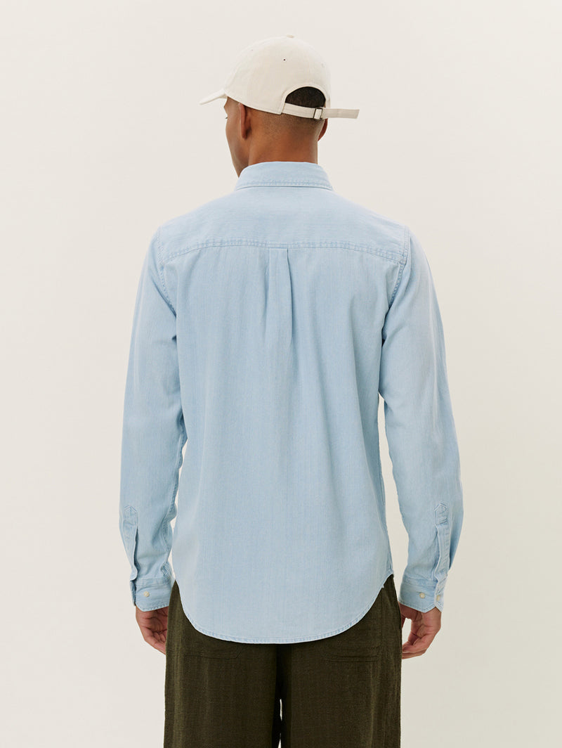 Kash Denim Shirt - Light Blue Wash-LES DEUX-Over the Rainbow