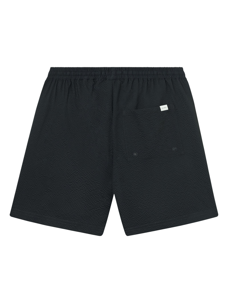 Stan Seersucker Swim Shorts - Dark Navy-LES DEUX-Over the Rainbow