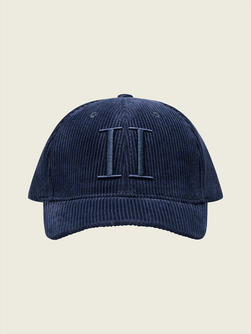 Encore Corduroy Baseball Cap - Dark Navy-LES DEUX-Over the Rainbow