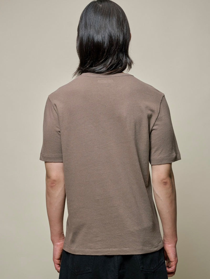 Linen Tee - Faded Grain