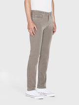 L'homme Slim Twill Pant - Dusty Grey-FRAME-Over the Rainbow