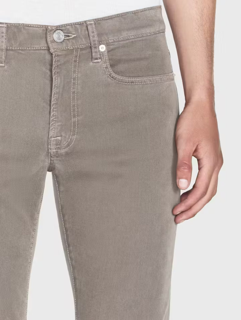 L'homme Slim Twill Pant - Dusty Grey-FRAME-Over the Rainbow