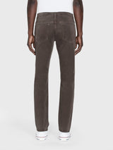 L'homme Slim Corduroy Pant - Mocha-FRAME-Over the Rainbow