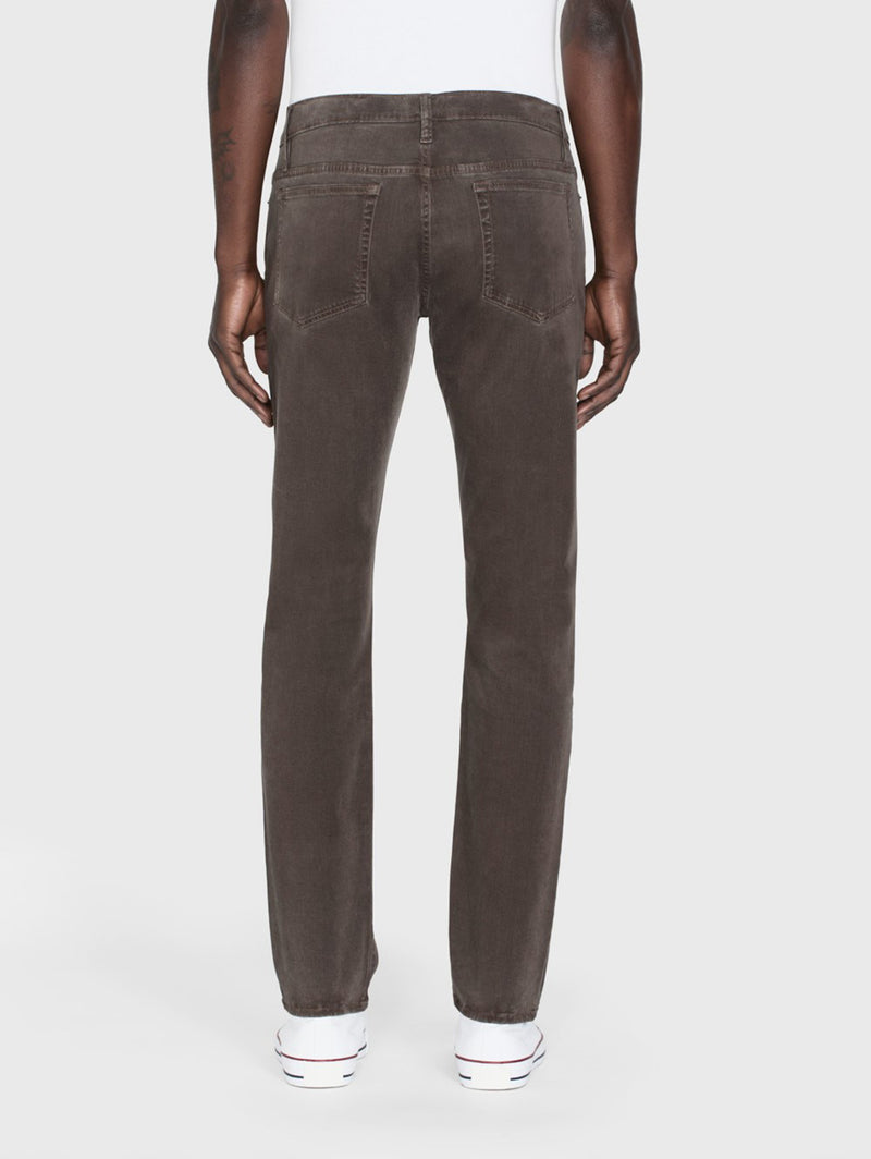 L'homme Slim Corduroy Pant - Mocha-FRAME-Over the Rainbow