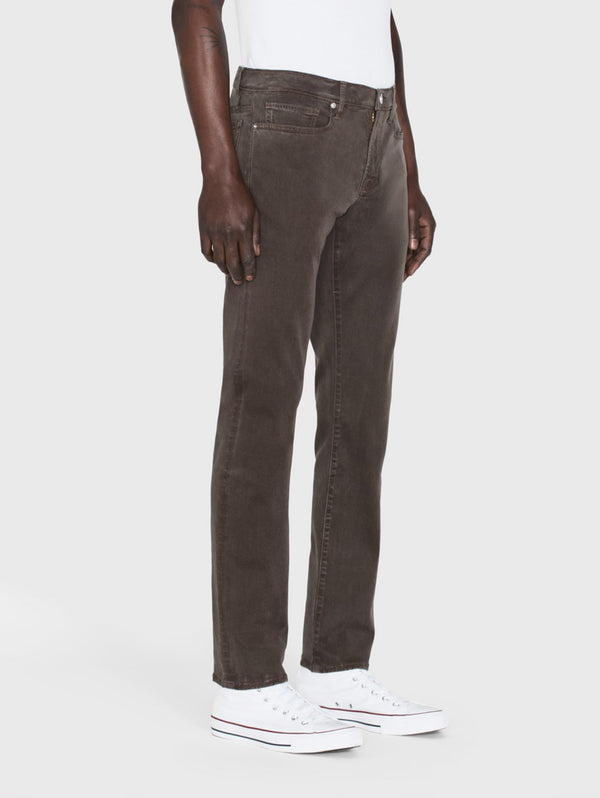 L'Homme Slim Pant - Mocha-FRAME-Over the Rainbow