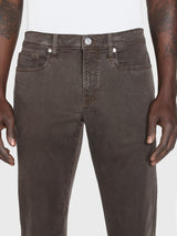 L'homme Slim Corduroy Pant - Mocha-FRAME-Over the Rainbow