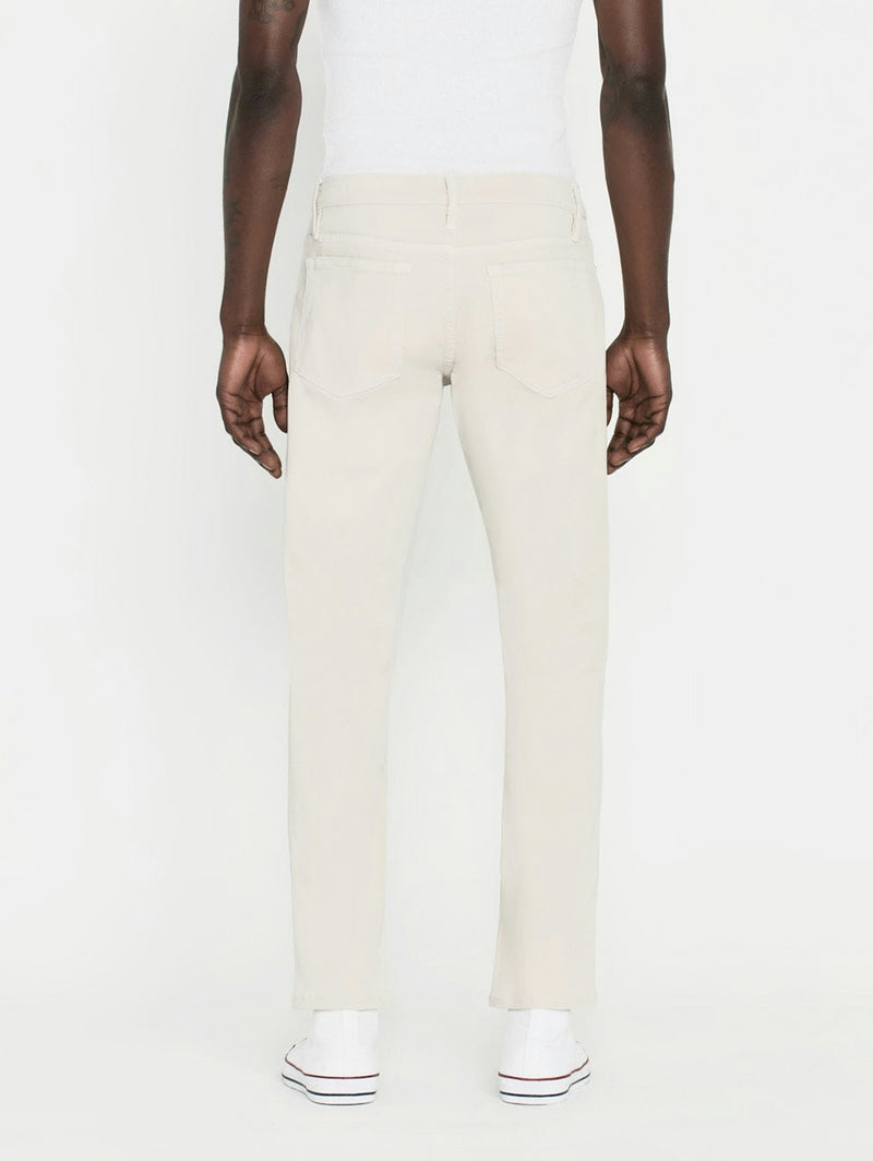 L'Homme Slim Pant - Milk Beige-FRAME-Over the Rainbow