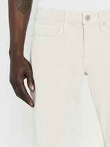 L'Homme Slim Pant - Milk Beige-FRAME-Over the Rainbow