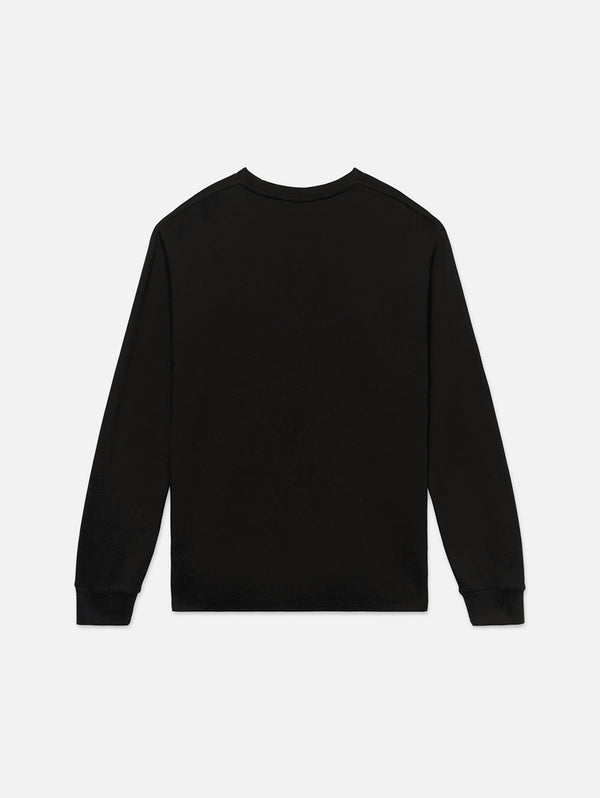 Duofold Long Sleeve Crew Top - Black-FRAME-Over the Rainbow