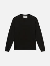 Duofold Long Sleeve Crew Top - Black-FRAME-Over the Rainbow