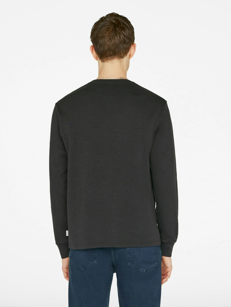 Duofold Long Sleeve Crew Top - Black-FRAME-Over the Rainbow