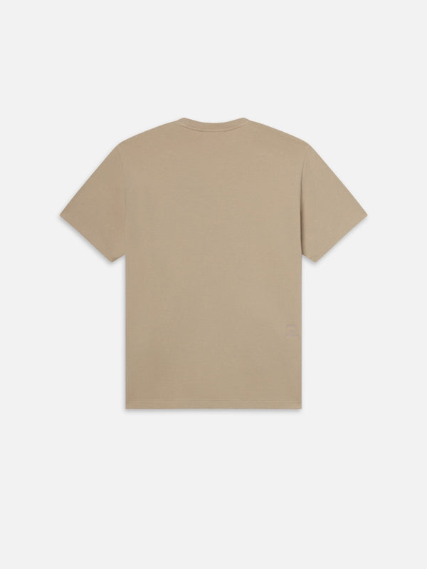 Duo Fold Short Sleeve Tee - Light Beige-FRAME-Over the Rainbow