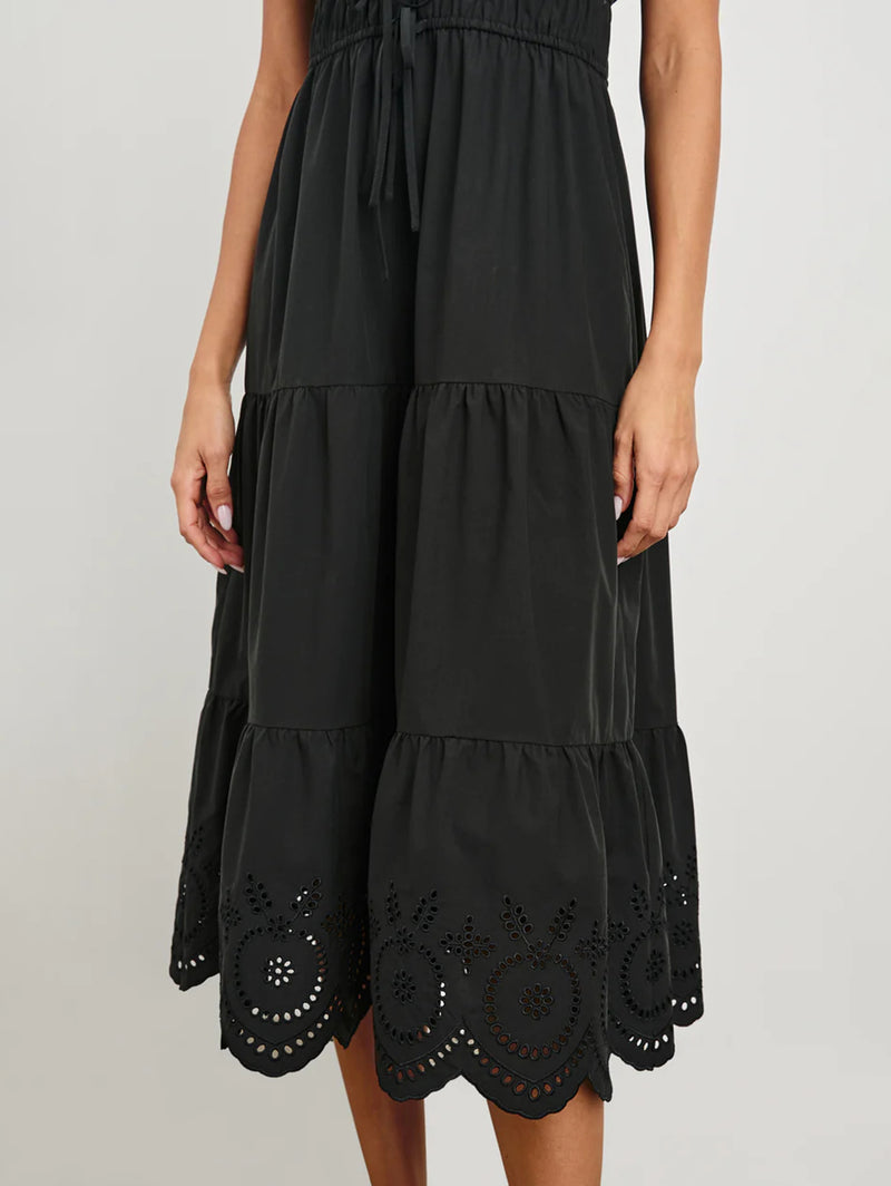 Lucia Dress - Black Eyelet-Rails-Over the Rainbow