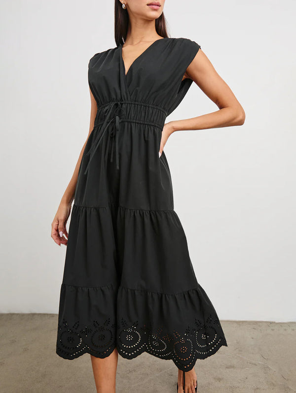 Lucia Dress - Black Eyelet-Rails-Over the Rainbow