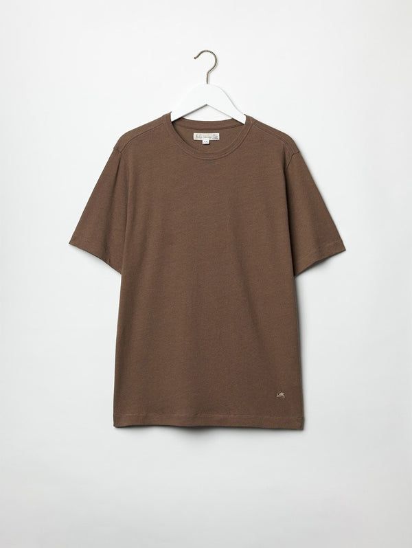 Linen Tee - Faded Grain