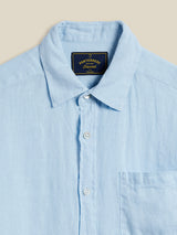 Long Sleeve Linen Shirt - Sky-PORTUGUESE FLANNEL-Over the Rainbow