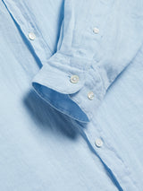 Long Sleeve Linen Shirt - Sky-PORTUGUESE FLANNEL-Over the Rainbow