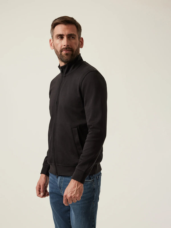 High Neck Zip Up - Black-34 HERITAGE-Over the Rainbow