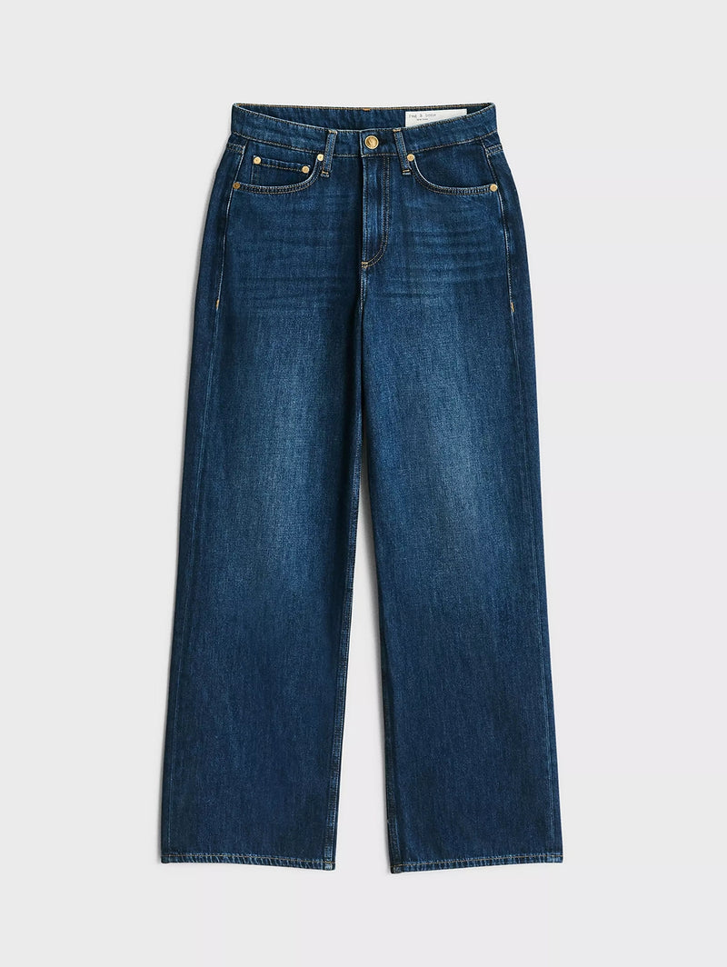 Logan Wide Leg Jean - Annalise-RAG + BONE-Over the Rainbow